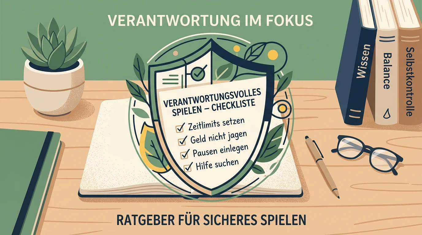 Ruhiger Arbeitsplatz mit Checkliste zu OASIS, GGL und Spielerschutz